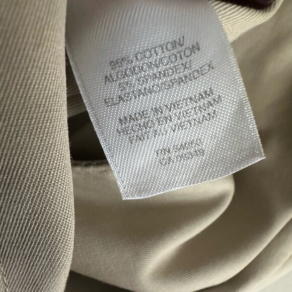 Anne Klein Trench Dress Beige Double Breasted Belted Midi Shirt Dress Sz 6 - Picture 5 of 10